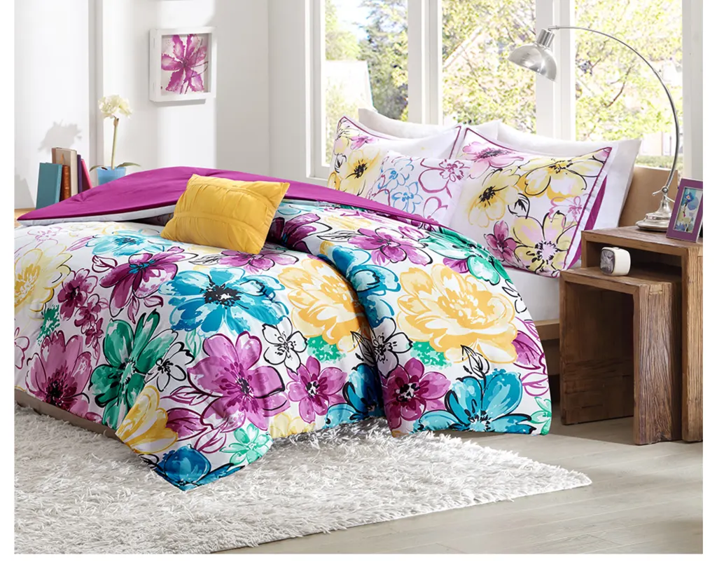 FlowersYouthBeddingSet1