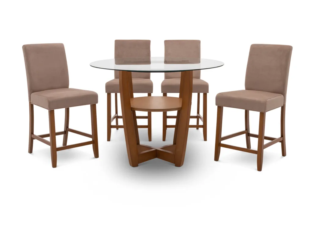 Studio5PcCounterHeightSetMidToneBrownChairs1_ukuaki